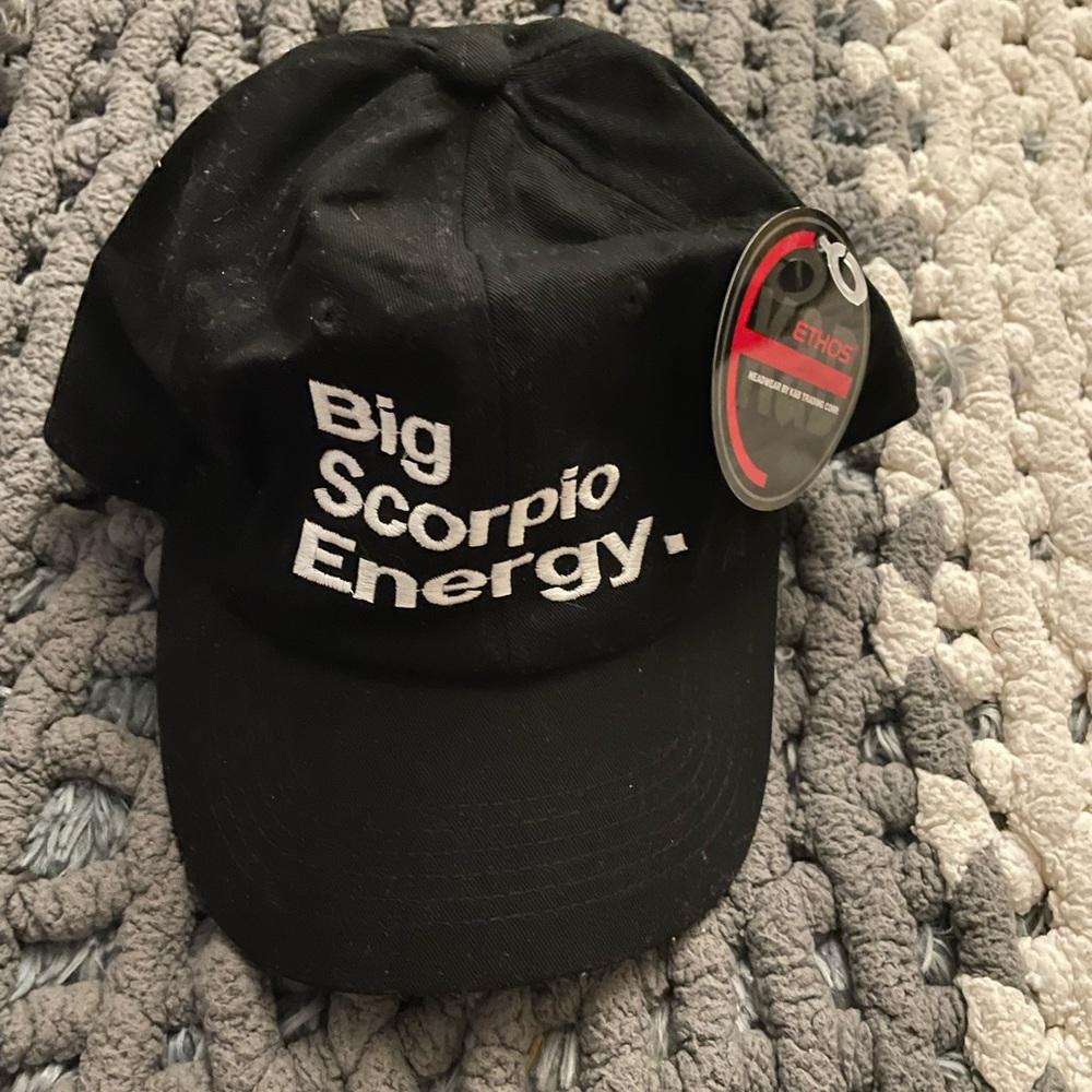 NWT BIG SCORPIO ENERGY Black Cap  ♏️